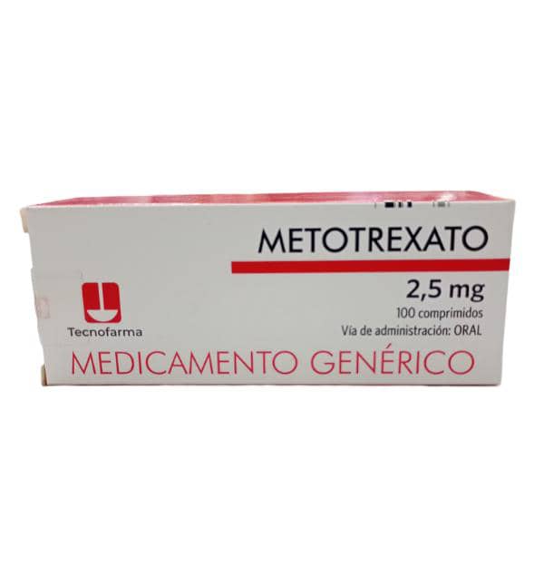 METOTREXATO 2,5MG X 100COMP TECNOFARMA