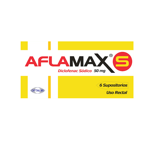 AFLAMAX S 50mg x 6 SUPOSITORIOS OFTALMI