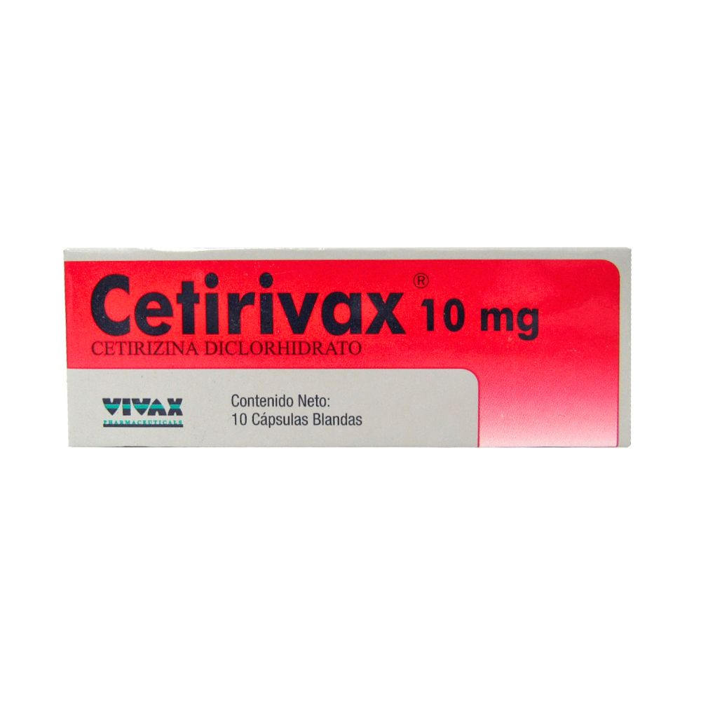 CETIRIVAX 10 MG 10CAPS VIVAX