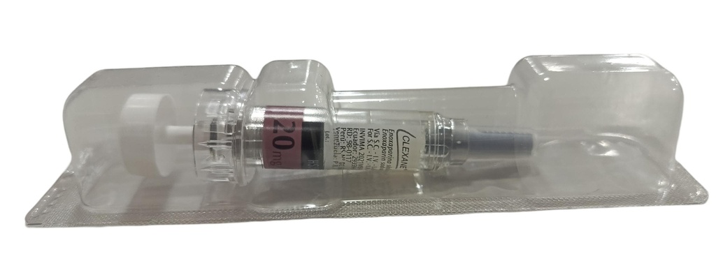 CLEXANE 20MG 0.2ML 1 JERINGA UNIDAD
