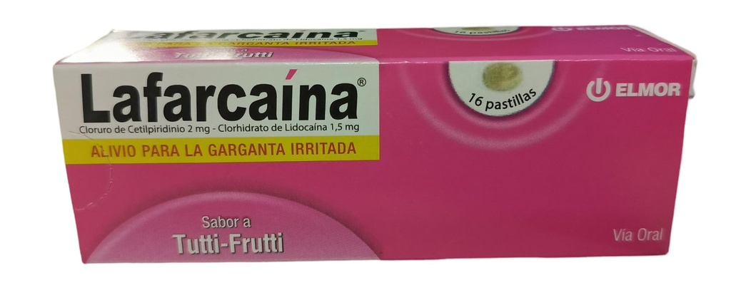 LAFARCAINA 2/1,5MG X 16 PASTILLAS ELMOR