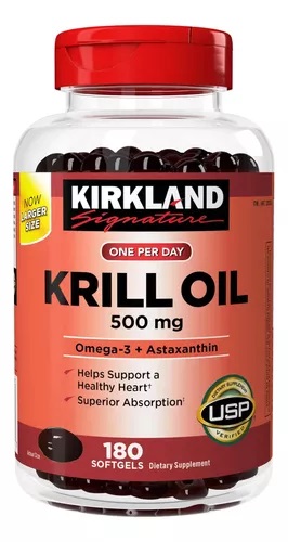 KRILL OIL 500MG  180CAP KS