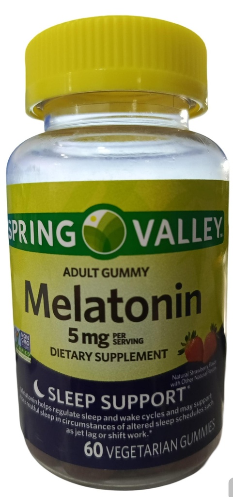 MELATONIN 5MG  60 GUMMIES SPRING VALLEY