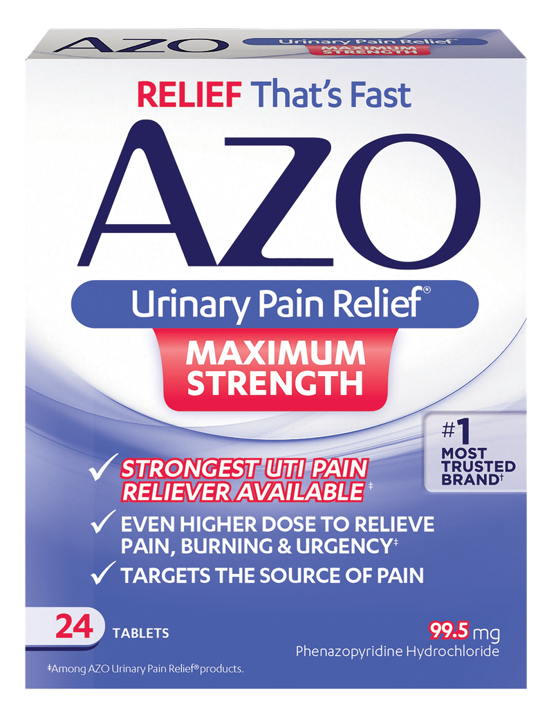 AZO URINARY PAIN RELIEF MAXIMUM STRENGTH X 24 TAB