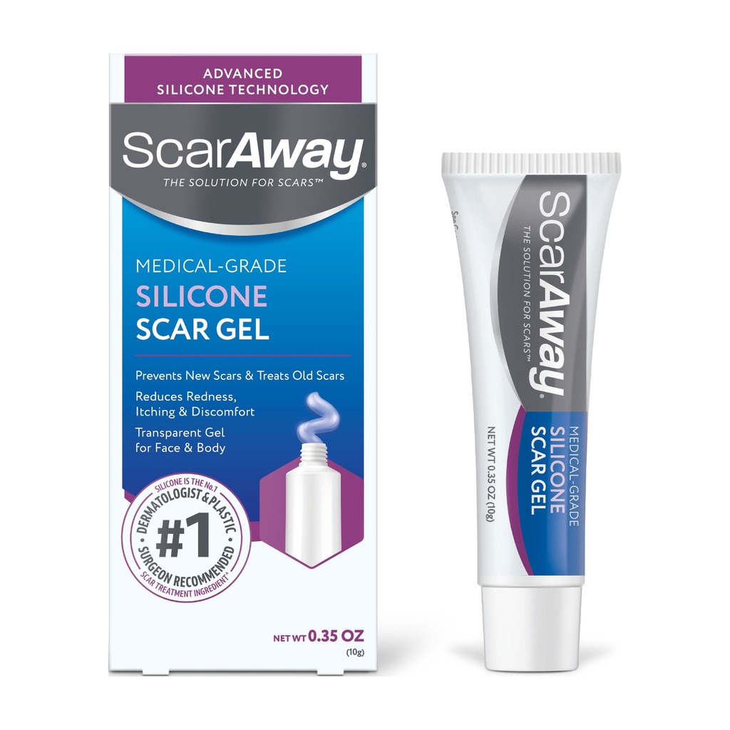 SCAR AWAY SILICONE  SCAR GEL 10G