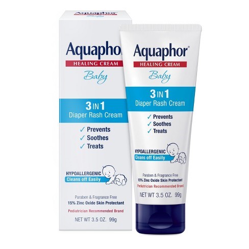 AQUAPHOR  HEALING CREAM BABY 3 IN 1 DIAPER RASH PASTE 99G