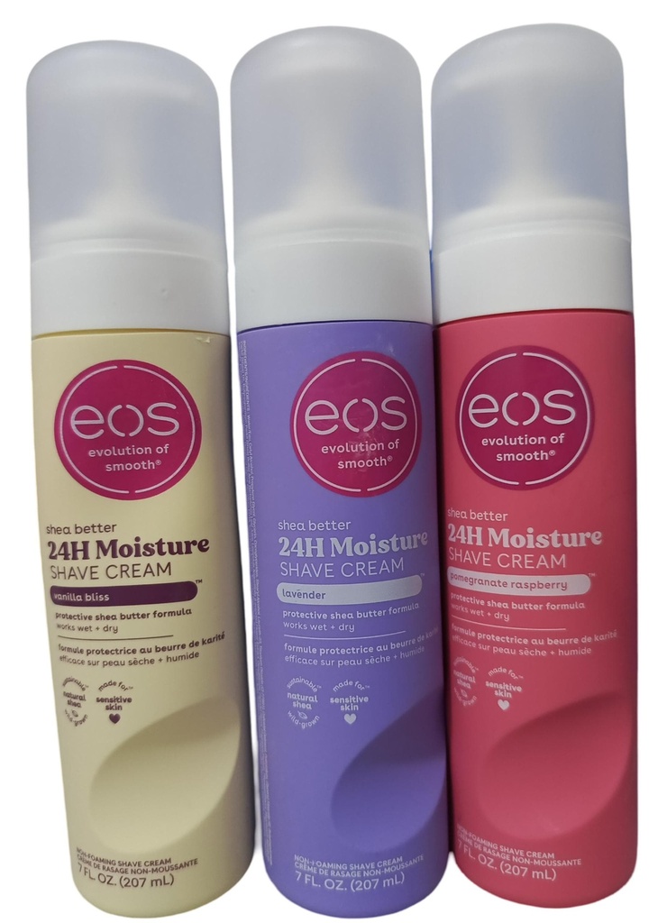 EOS CREMA DE AFEITAR EN TUBO VARIADOS 207ML