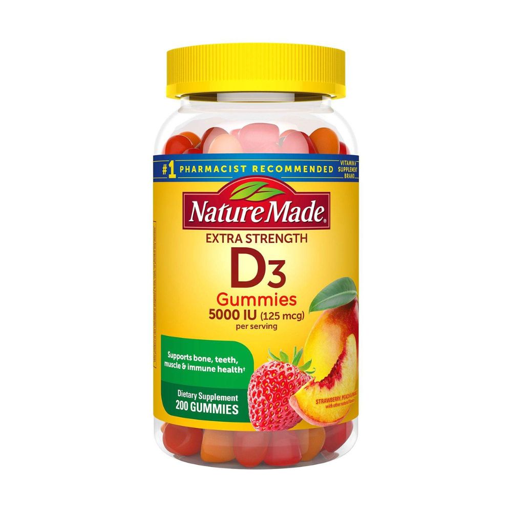 VITAMINA D3 5000UI 200 GUMMY NATURE MADE