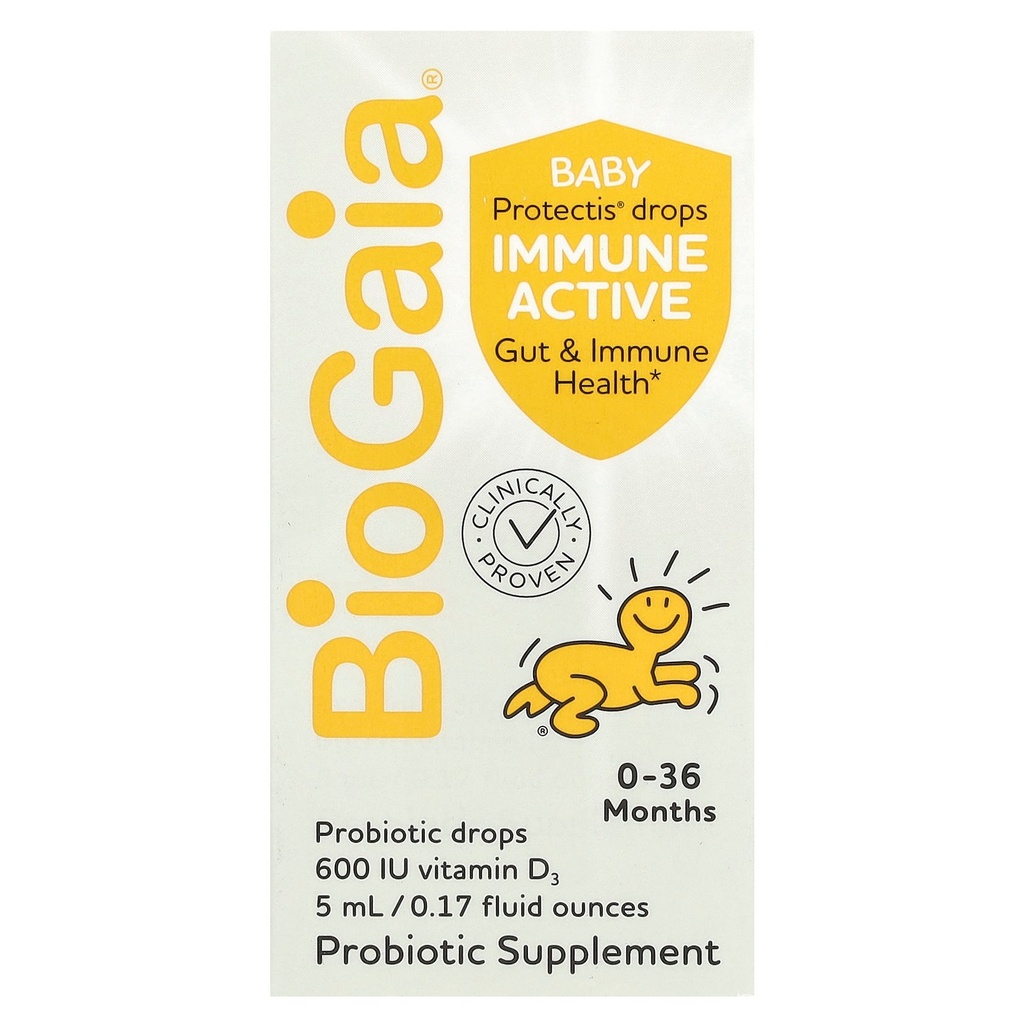 BIOGAIA IMMNUNE ACTIVE 0-36 MONTHS 5ML