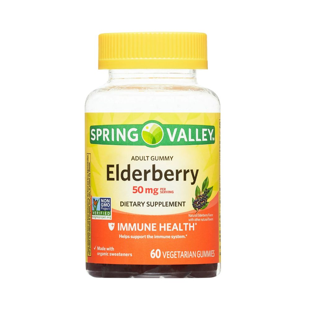 ELDERBERRY 50MG X 60 CAPS SPRING VALLEY