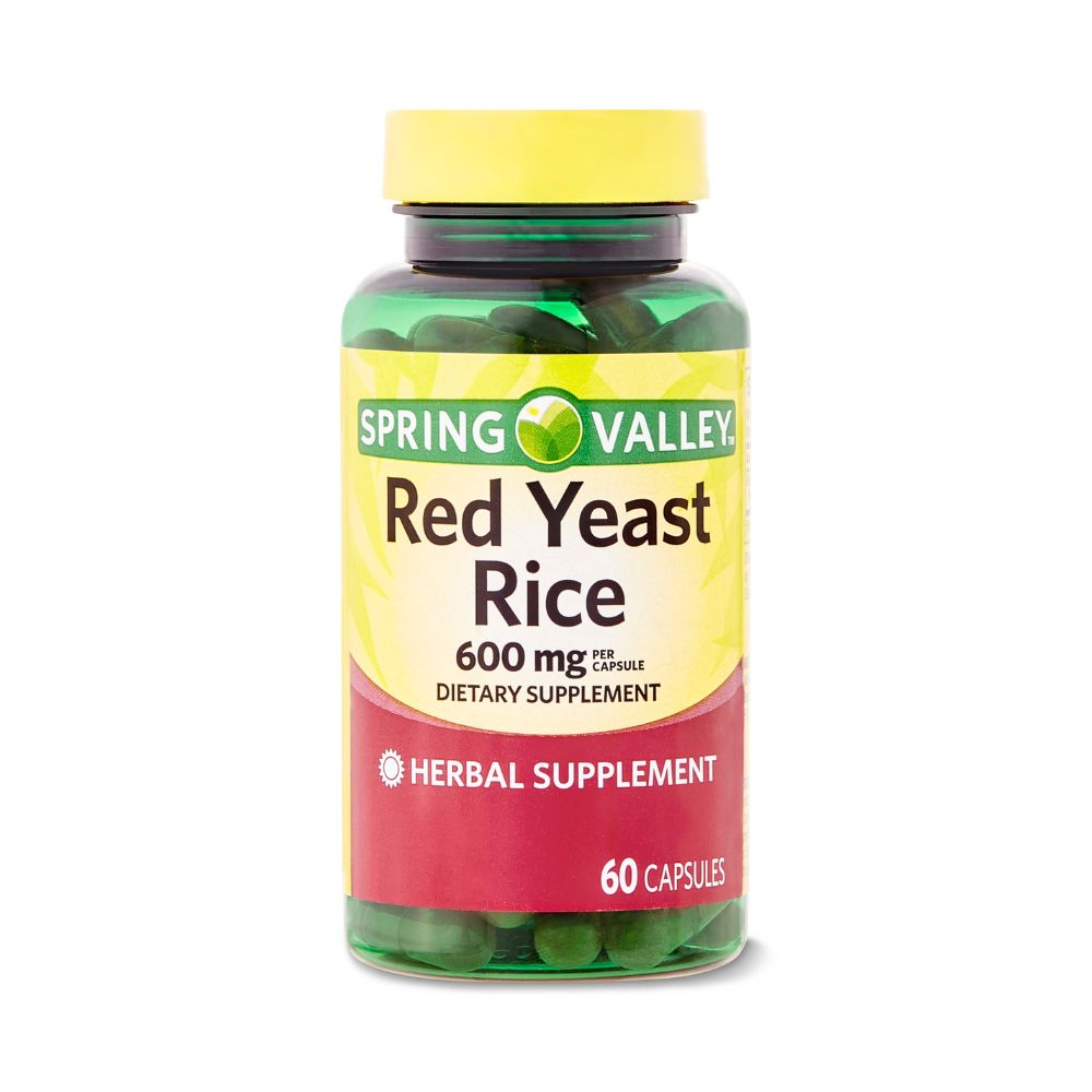 RED YEAST RICE 600MG X 60 CAPS SPRING VALLEY