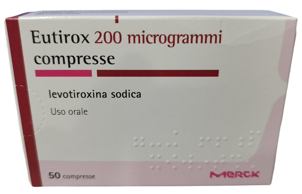 EUTIROX 200mcg x 50 COMPRIMIDOS MERCK