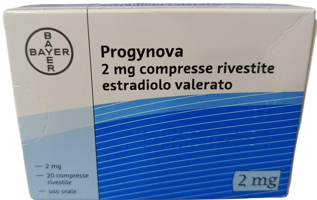 PROGYNOVA 2MG X 20 COMP BAYER