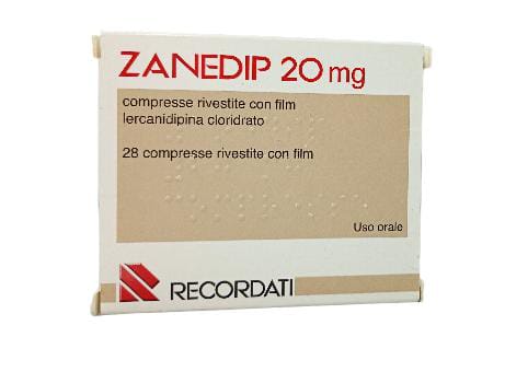 ZANEDIP 20 MG X 28 COMP RECORDATI