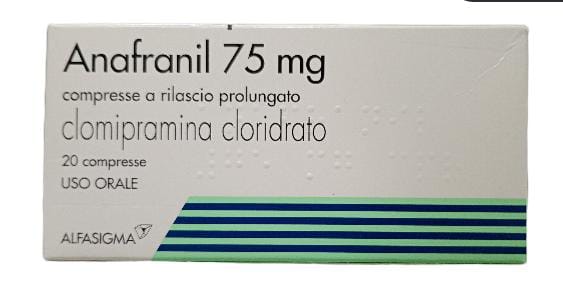 ANAFRANIL 75MG 20 COMP ALFASIGMA