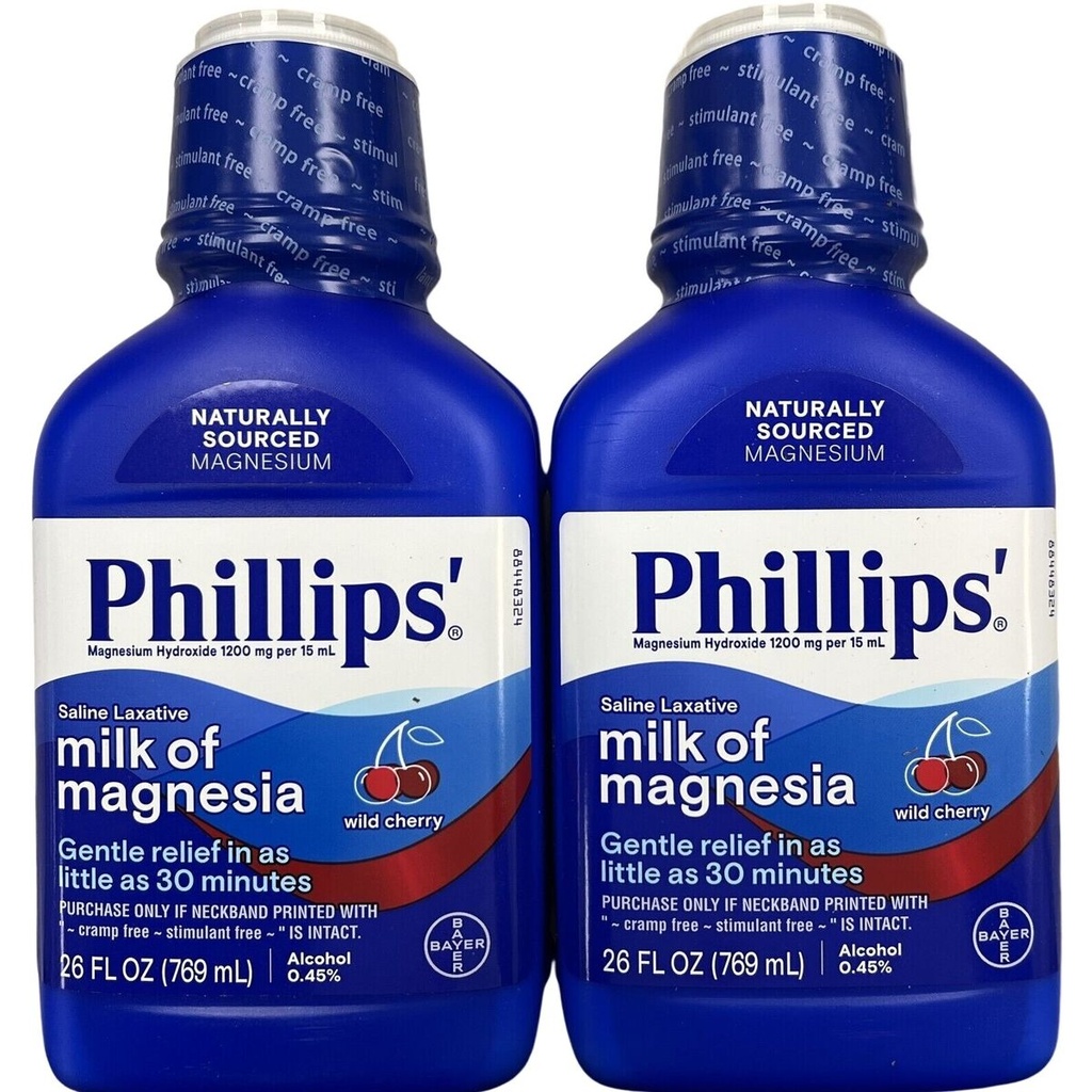 LECHE MAGNESIA PHILLIPS WILD CHERRY SUSP 769ML