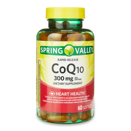 COQ10 300MG X 60 CAPS SPRING VALLEY