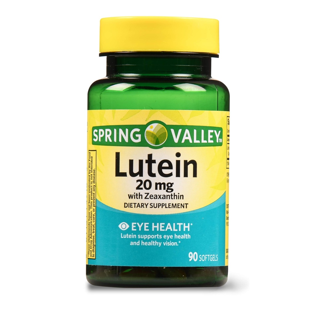 LUTEIN 20MG X 90 CAPS SPRING VALLEY