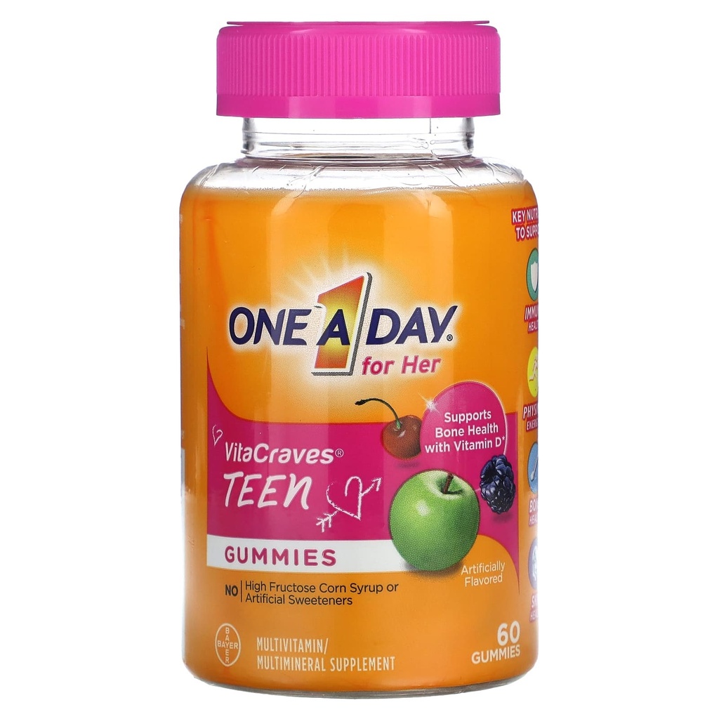 ONE A DAY FOR HER TEEN X 60 GUMMIES