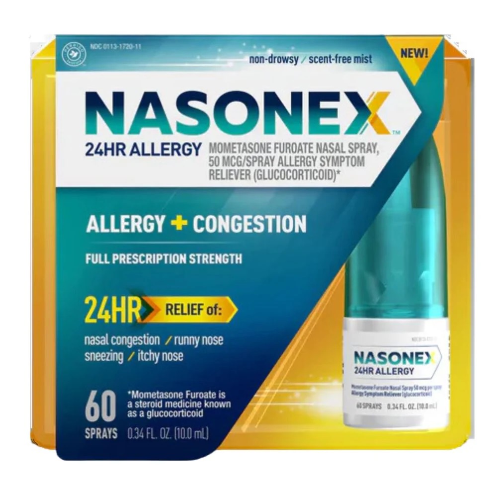 NASONEX 24HR 60 SPRAYS