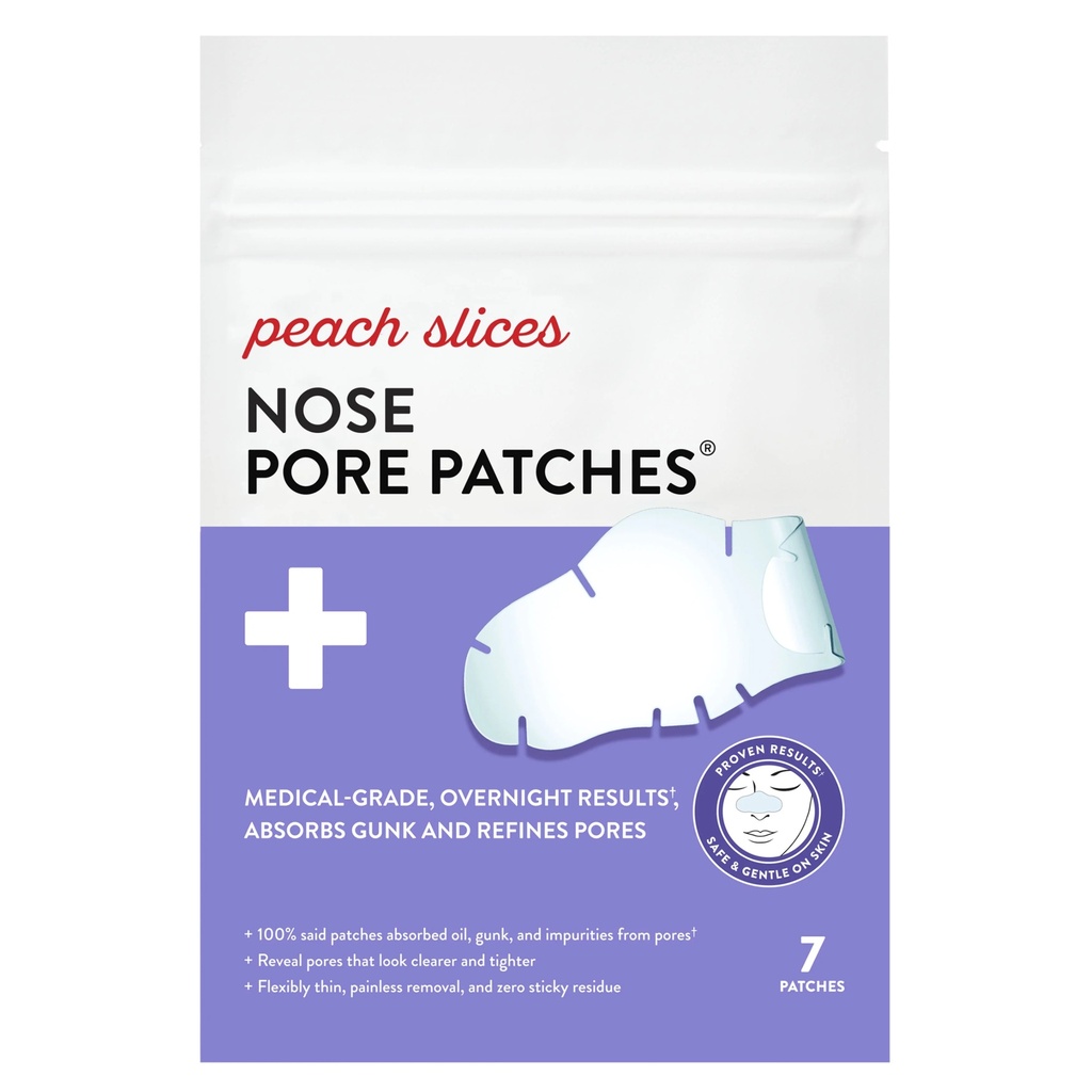 PEACH SLICES NOSE PORE PATCHES X 7 PATCHES