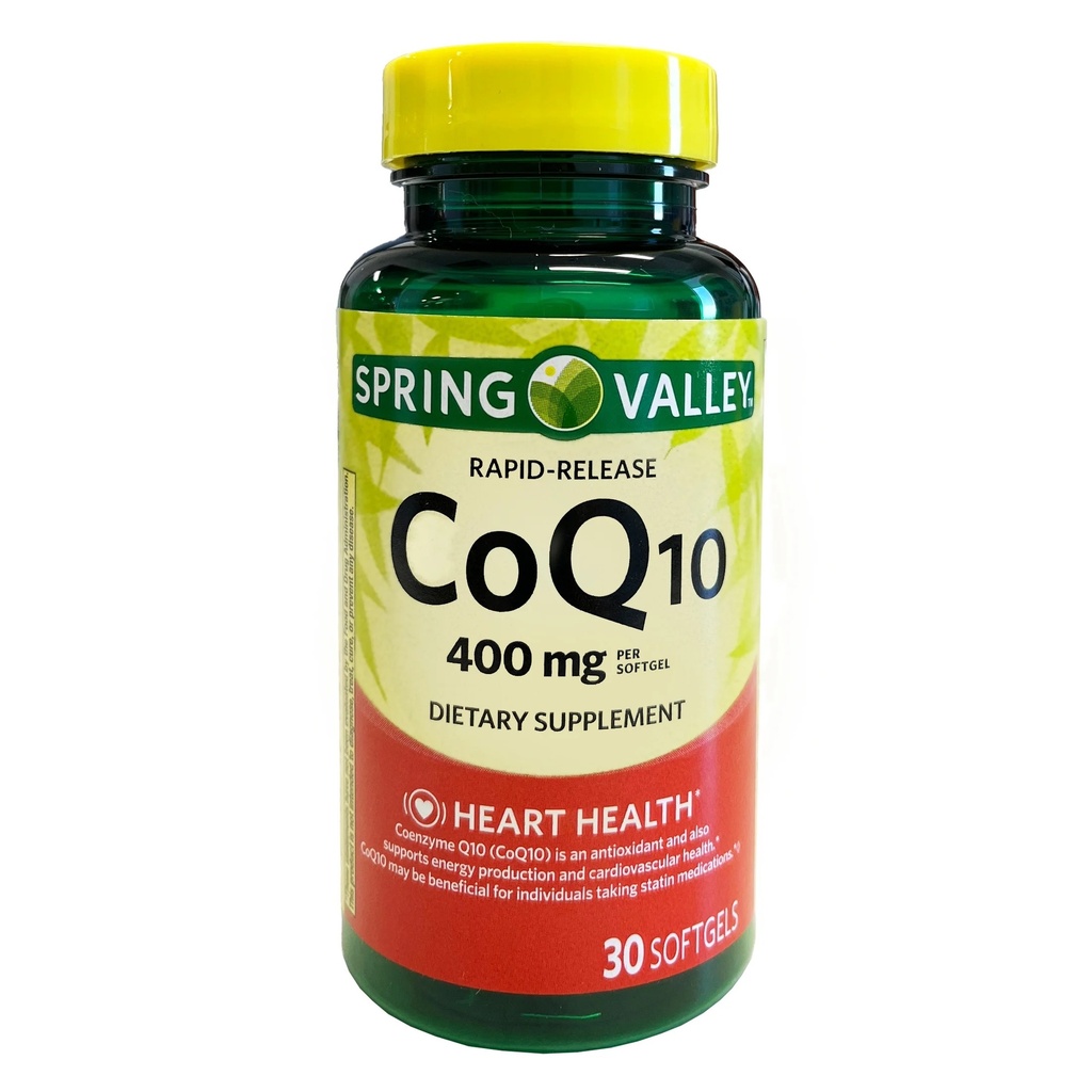COQ10 400MG X 30 CAPS SPRING VALLEY