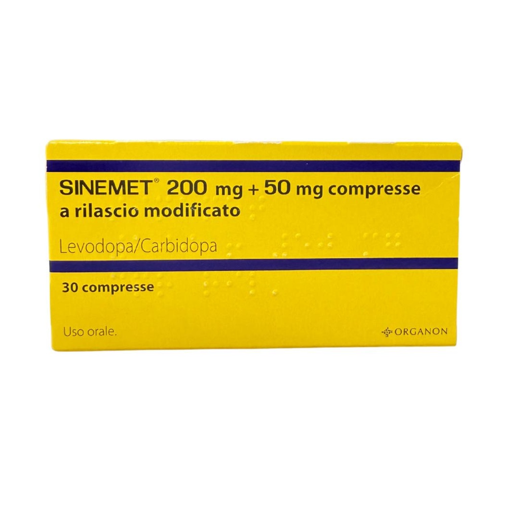SINEMET 200/50MG X 30 COMP ORGANON