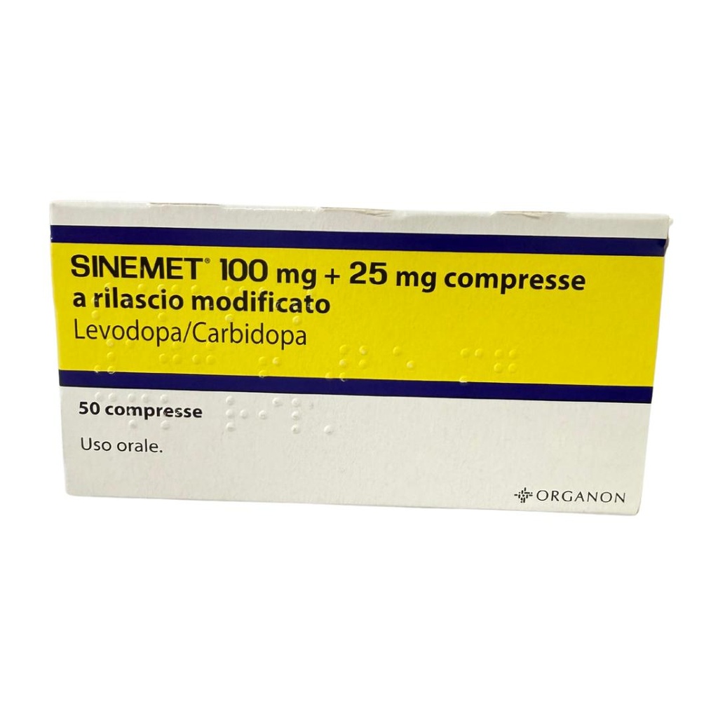 SINEMET 100/25MG X 50 COMP ORGANON