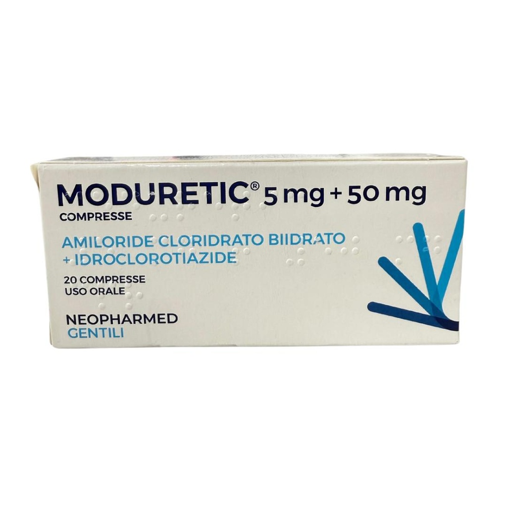 RV MODURETIC 5/50MG X 20 COMP