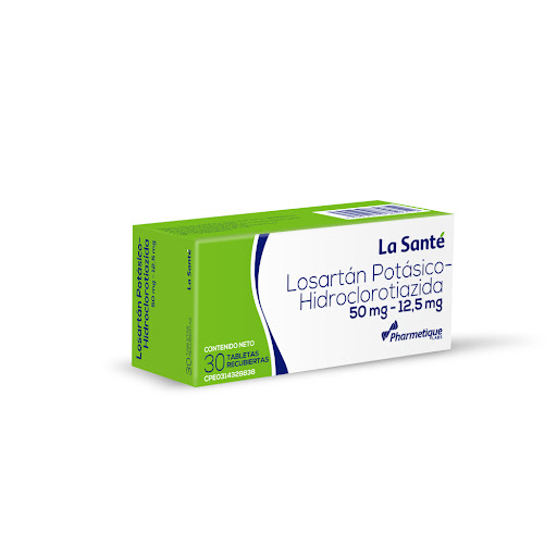 LOSARTAN POT/HCT 50/12.5MG 30 TAB LA SANTE
