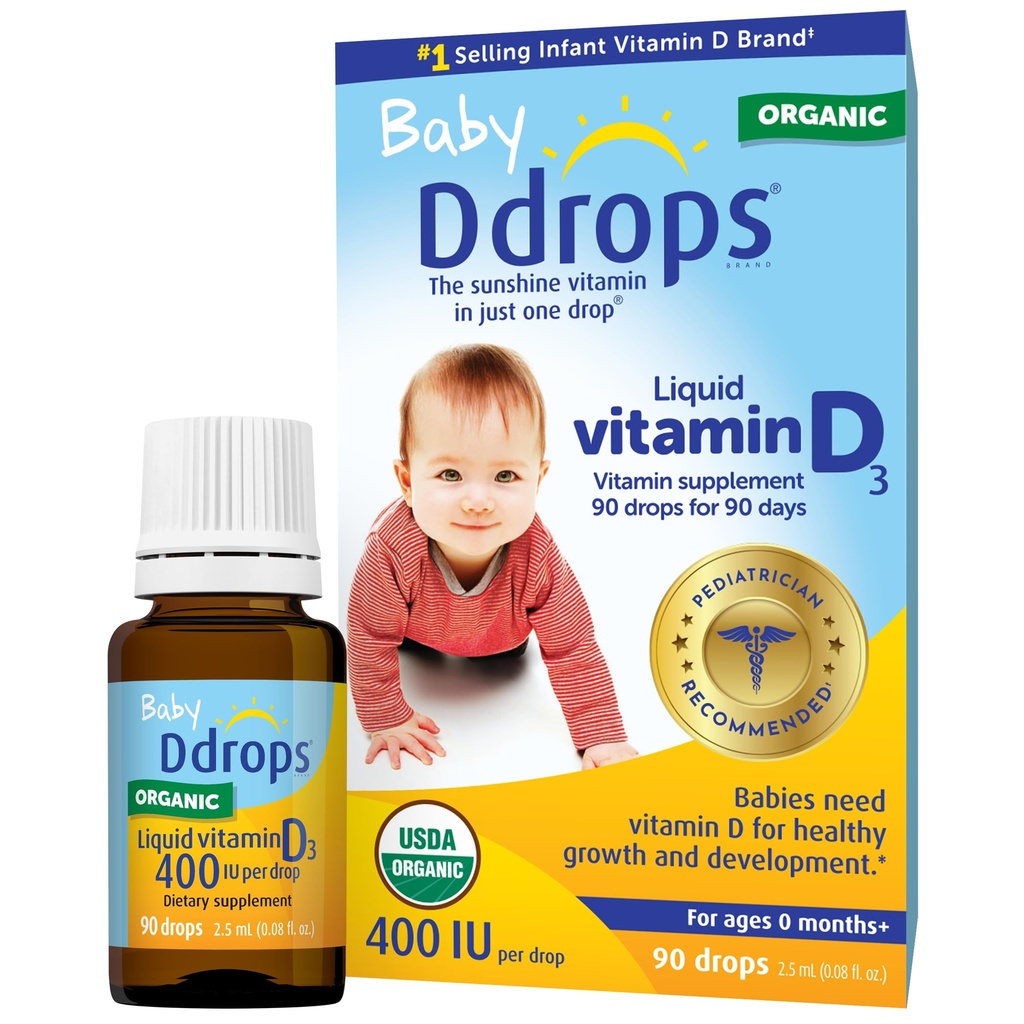 BABY DDROPS VITAMINA D3 400IU X 90 DROPS 2.5ML