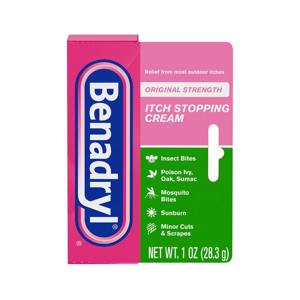 BENADRYL ORIGINAL STRENGTH  ITCH STOPPING CREAM 28,30G