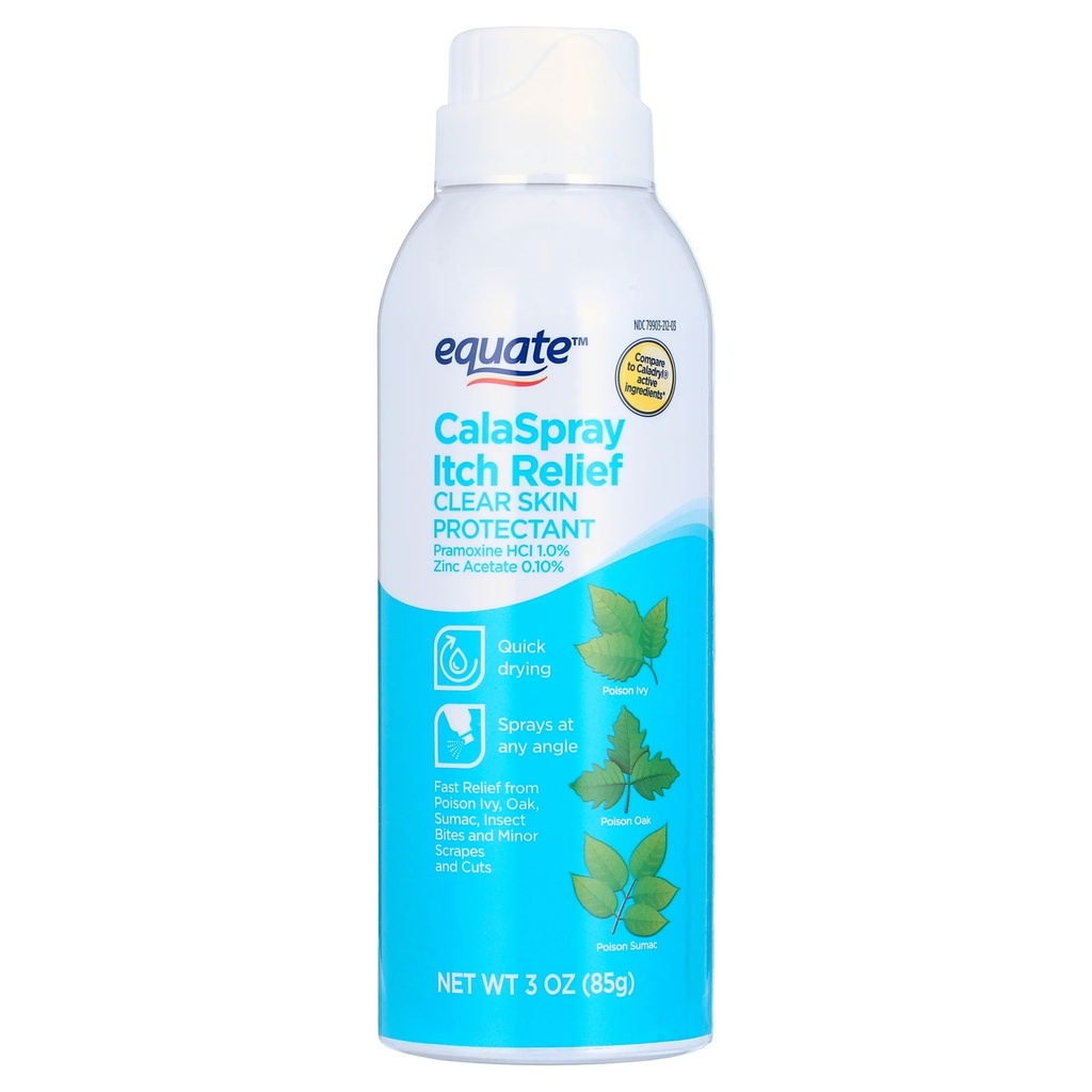 EQUATE CALASPRAY ITCH RELIEF SIN COLOR 85G