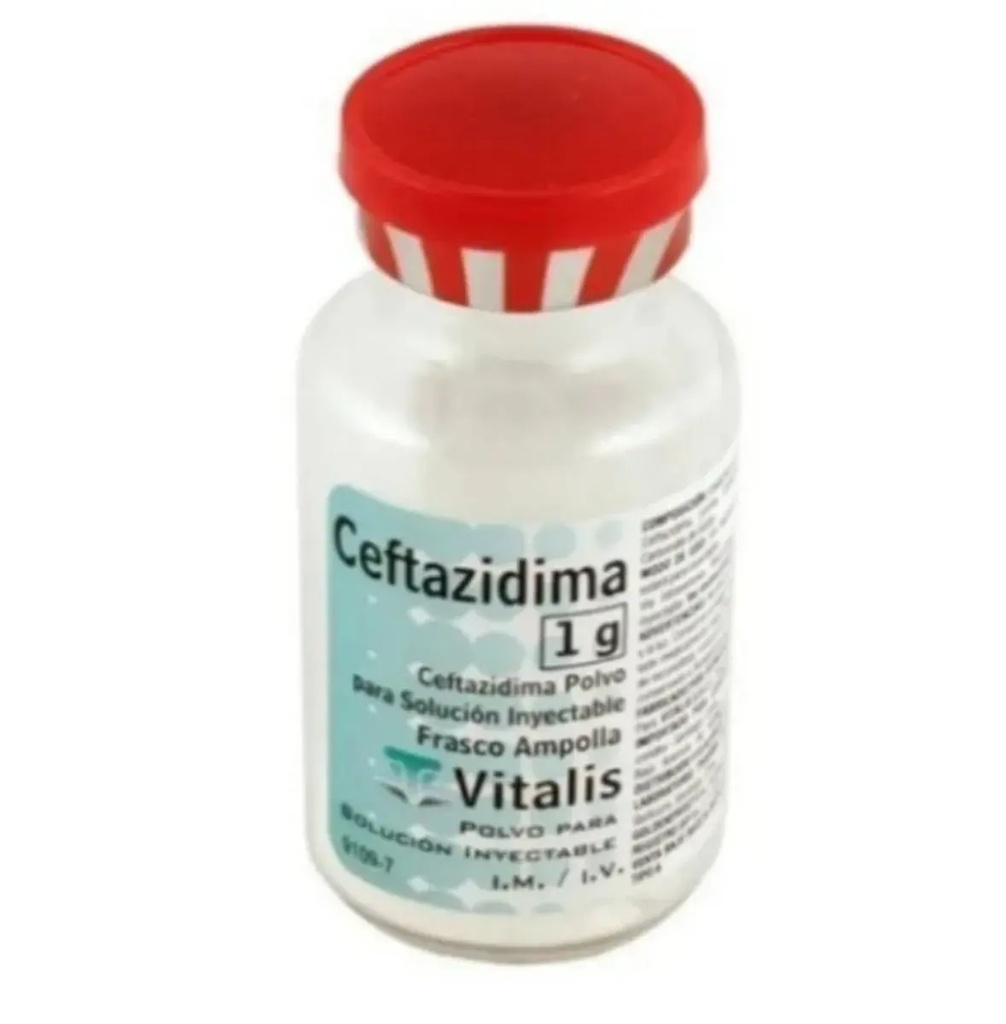 CEFTAZIDIMA 1G POLVO I.M/I.V.