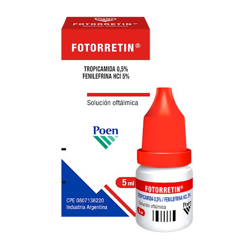 FOTORRETIN 0.5% - 5% 5ML POEN