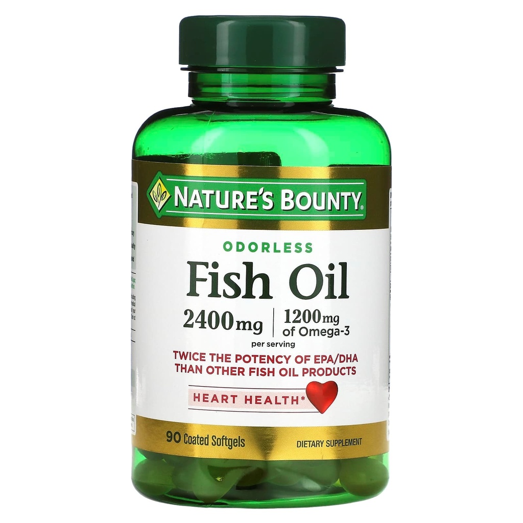 FISH OIL 2400MG X 90 CAPS NATURES BOUNTY