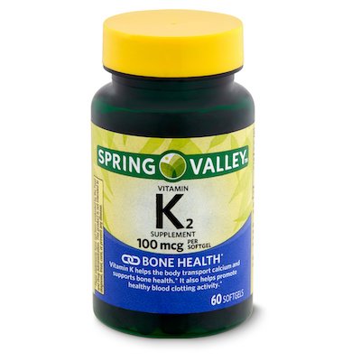 VITAMINA K2 100MCG  60 CAPS SPRING VALLEY