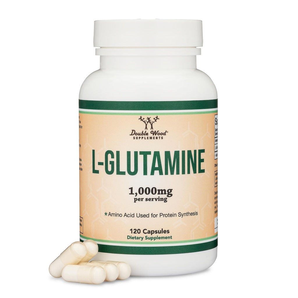 L-GLUTAMINE 1000MG X 120 CAPS DOUBLE WOOD