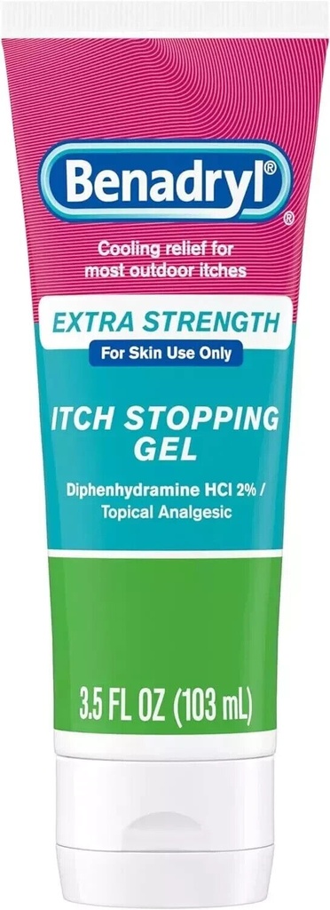 BENADRYL EXTRA STRENGTH ITCH STOPPING GEL 103ML