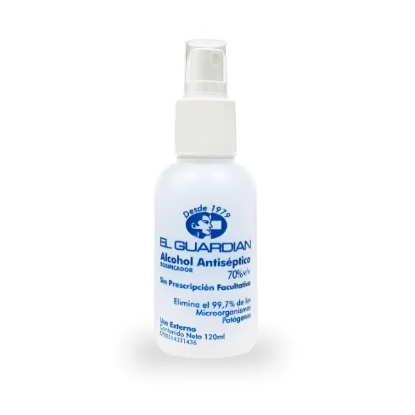 ALCOHOL SPRAY EL GUARDIAN 120ML