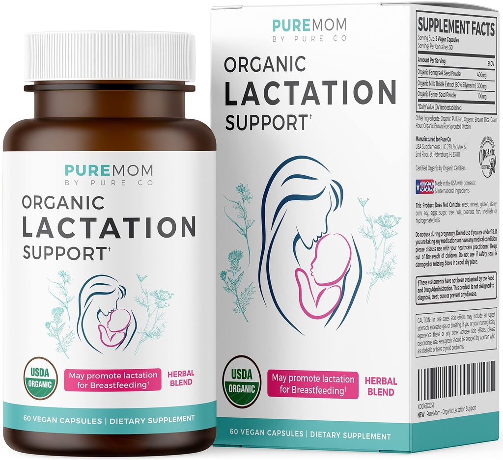ORGANIC LACTATION SUPORT X 60 CAPS PUREMOM