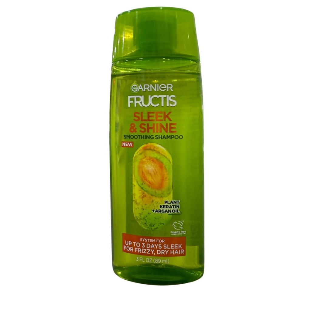 GARNIER FRUCTIS SLEEK & SHINE PLANT KERATIN + ARGAN OIL SHAMPOO 85ML