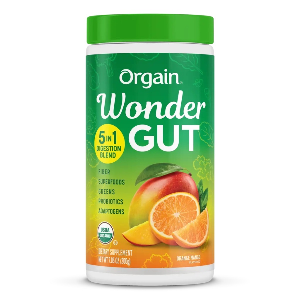 WONDER GUT 5 IN 1 ORANGE MANGO 200G ORGAIN 2X1 OFERTA