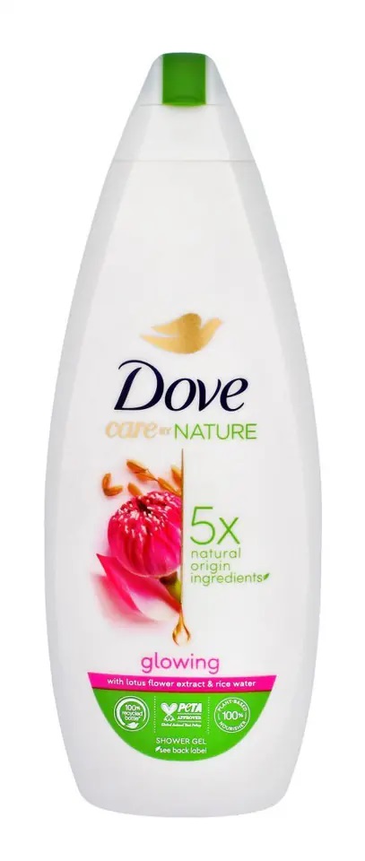 DOVE  SHOWER GEL GLOWING LOTUS 400ML