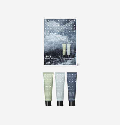 SKANDINAVISK SEA 3 MINI HAND CREAMS