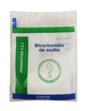 BICARBONATO DE SODIO 20G PRODUCTOS F.S.I