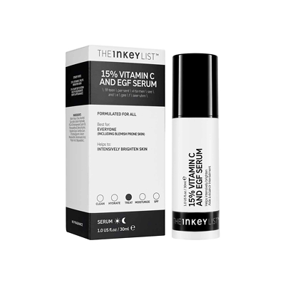 THE 1NKEY LIST 15% VITAMIN C AND EGF SERUM 30ML