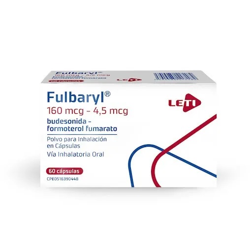 FULBARYL 160/4,5MCG X 60 CAPS + INHALADOR