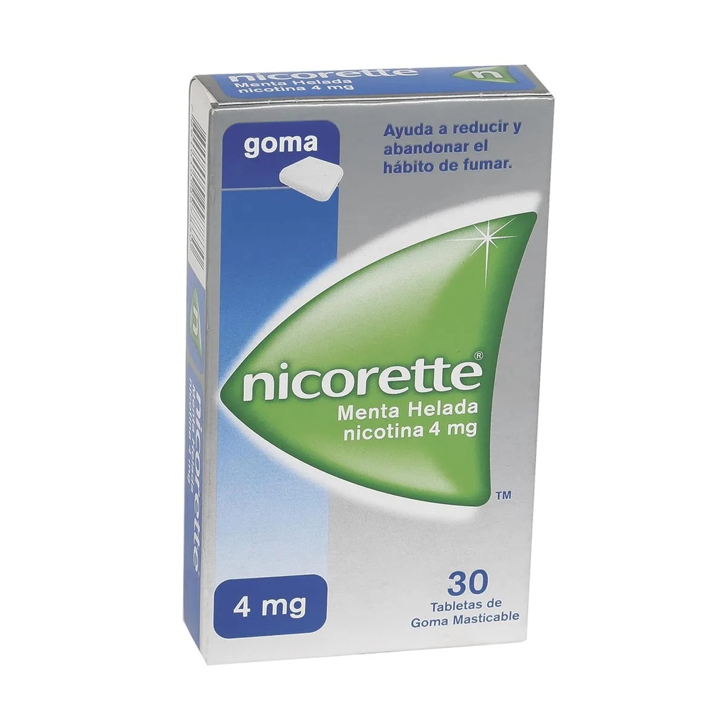NICORETTE 4MG X 30TAB. SABOR MENTA HELADA