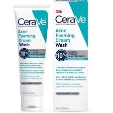 CERAVE JABON ESPUMOSO TRATAMIENTO DEL ACNE 10% PEROXIDO BENZOILO 150ML